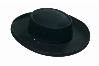 Hut Gringo Schwarz  (H=7 cm)gr. 59