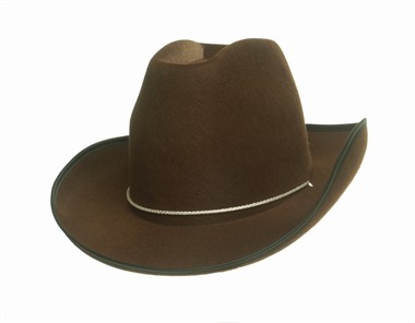 Hut Dallas braun  (H=15 cm) Gr.59