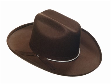 Hut Texas Braun  (H=13 cm)gr.59
