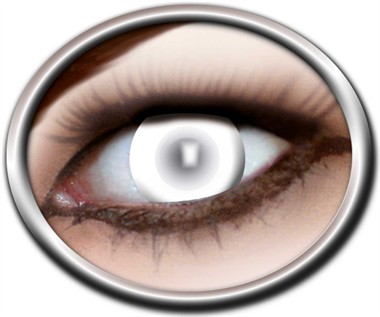 Kontaktlinsen Blind White  (12 Monate) 