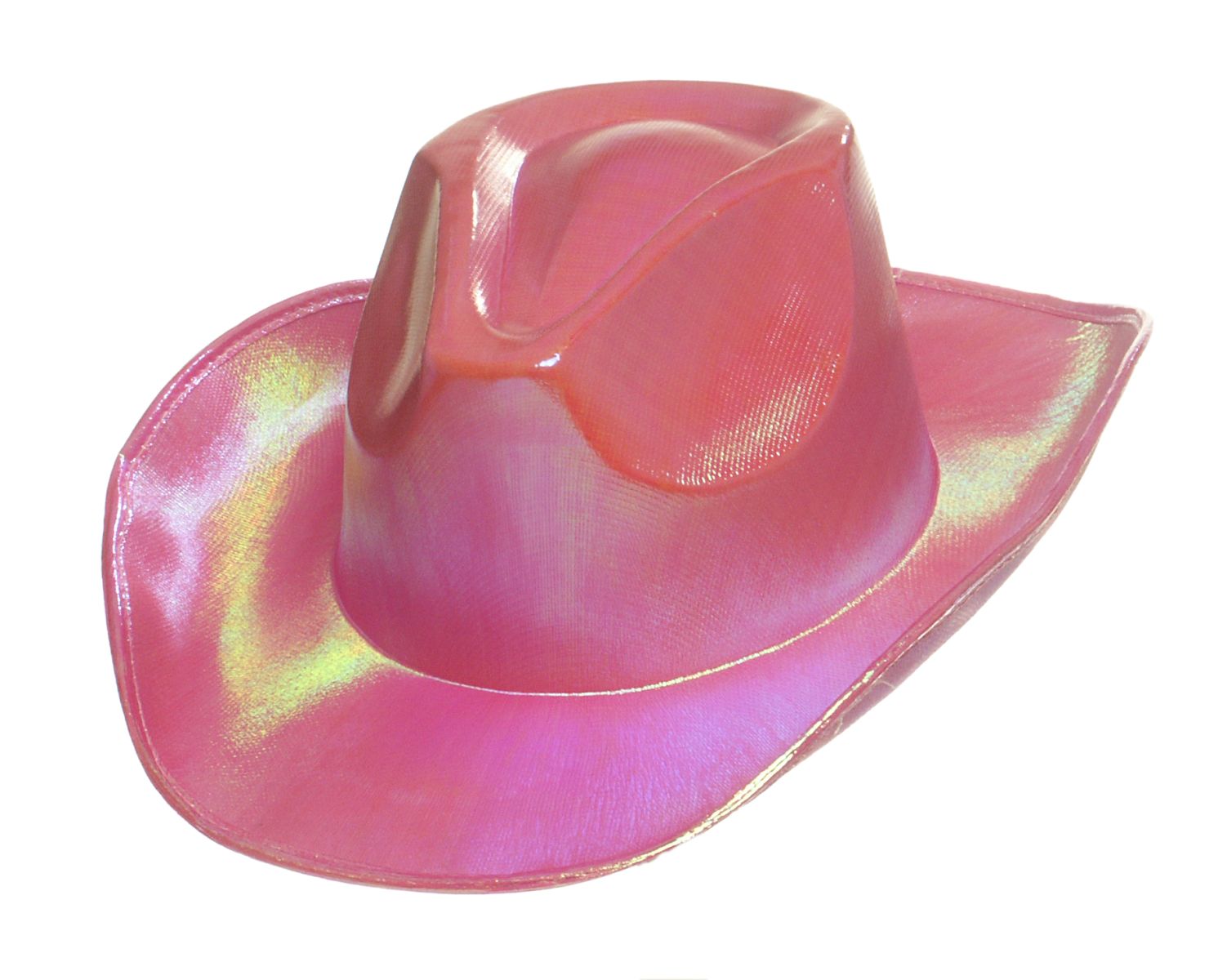 Hat laser-cowboy pink, (H=11 cm) size 59