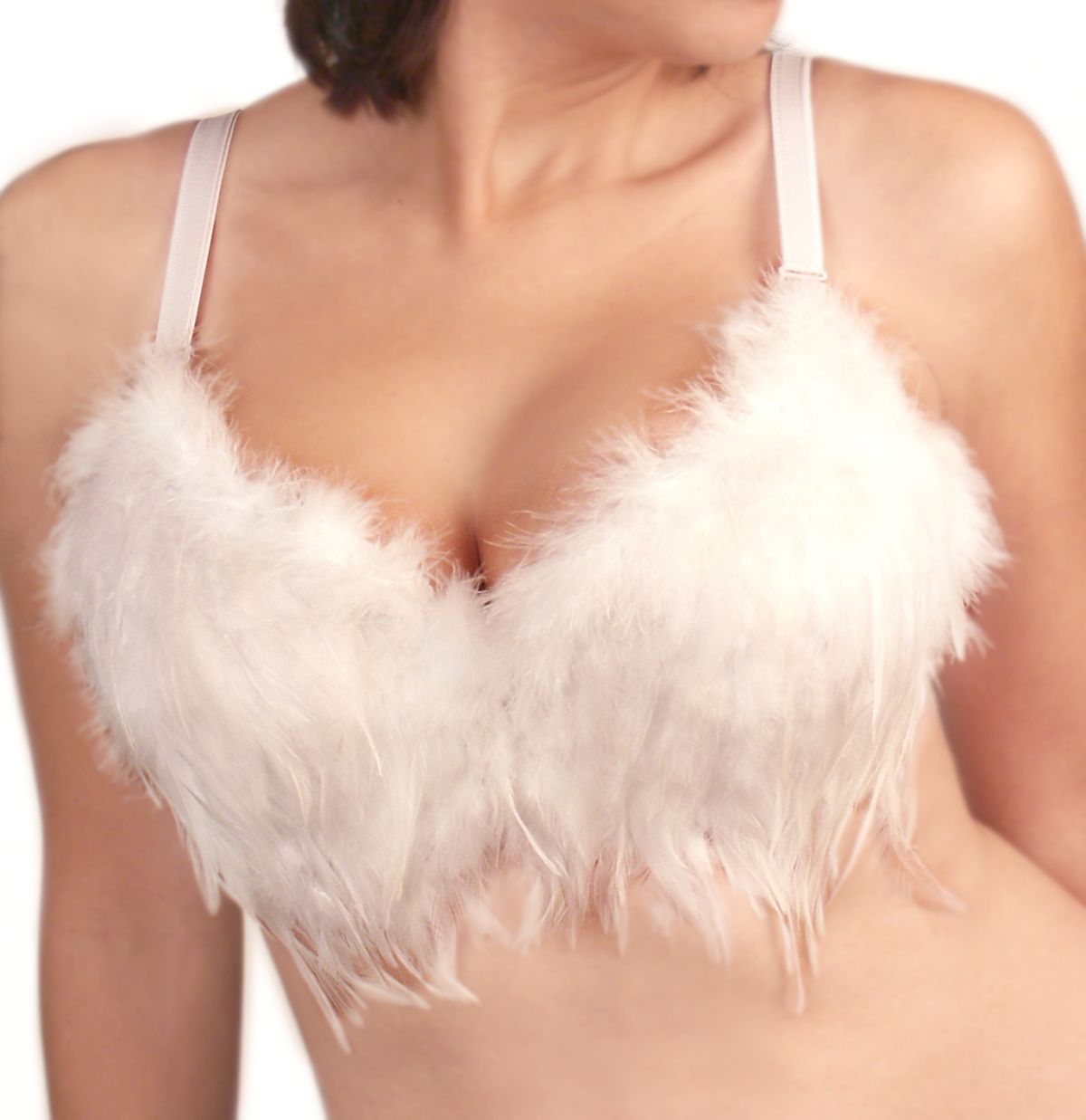 Feathers bra white C80-85