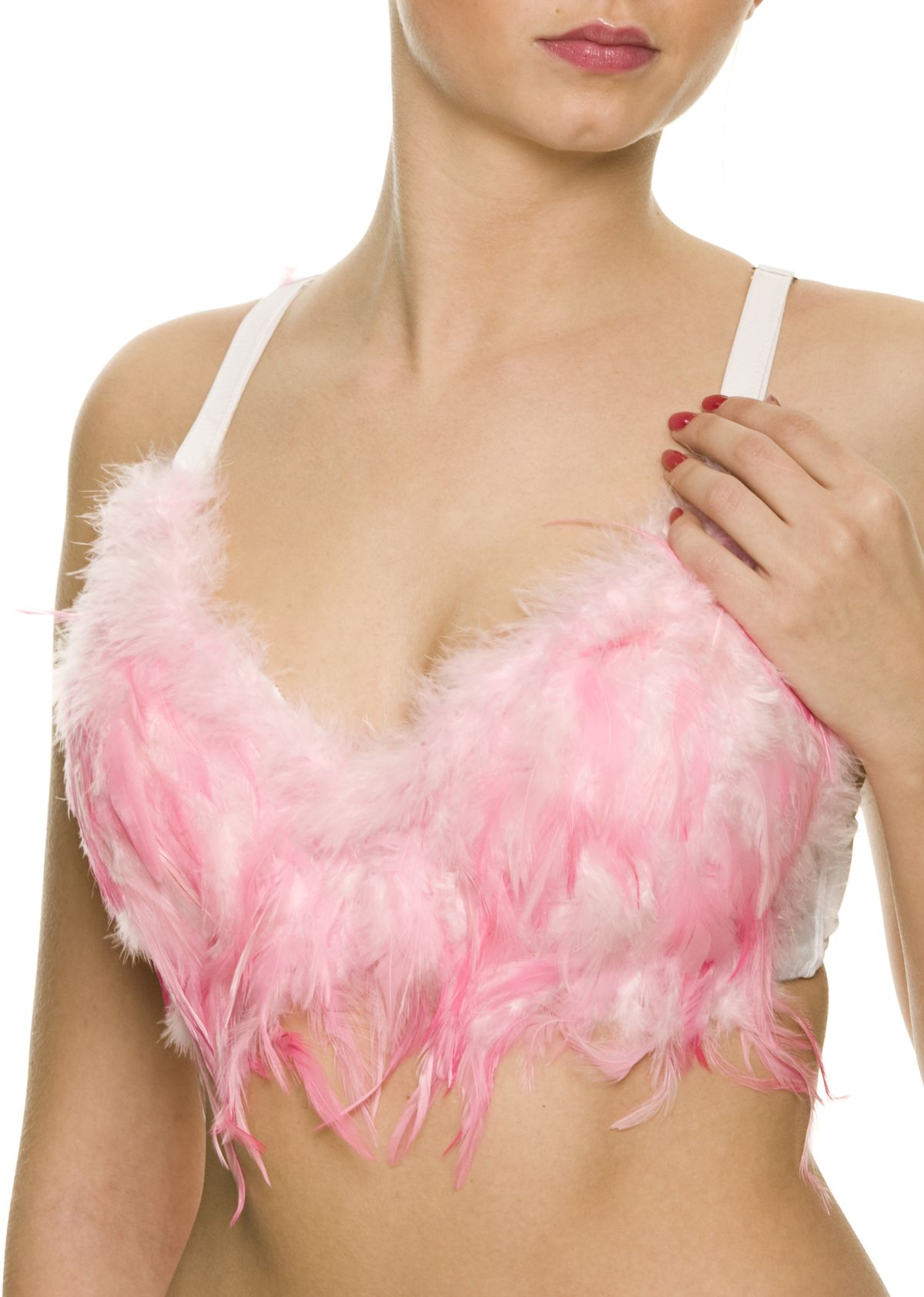 Feathers bra baby-pink C80-85