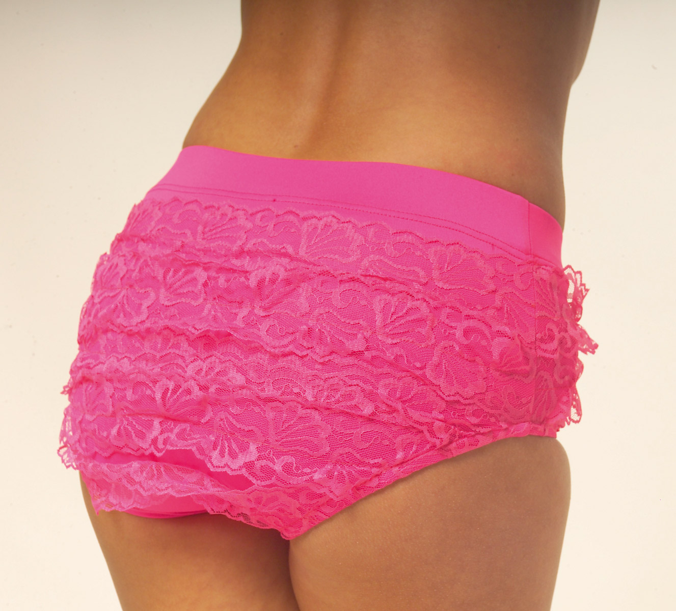 Frilly knickers pink at