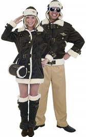 Piloot en stewardess